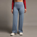 Blue flared pant