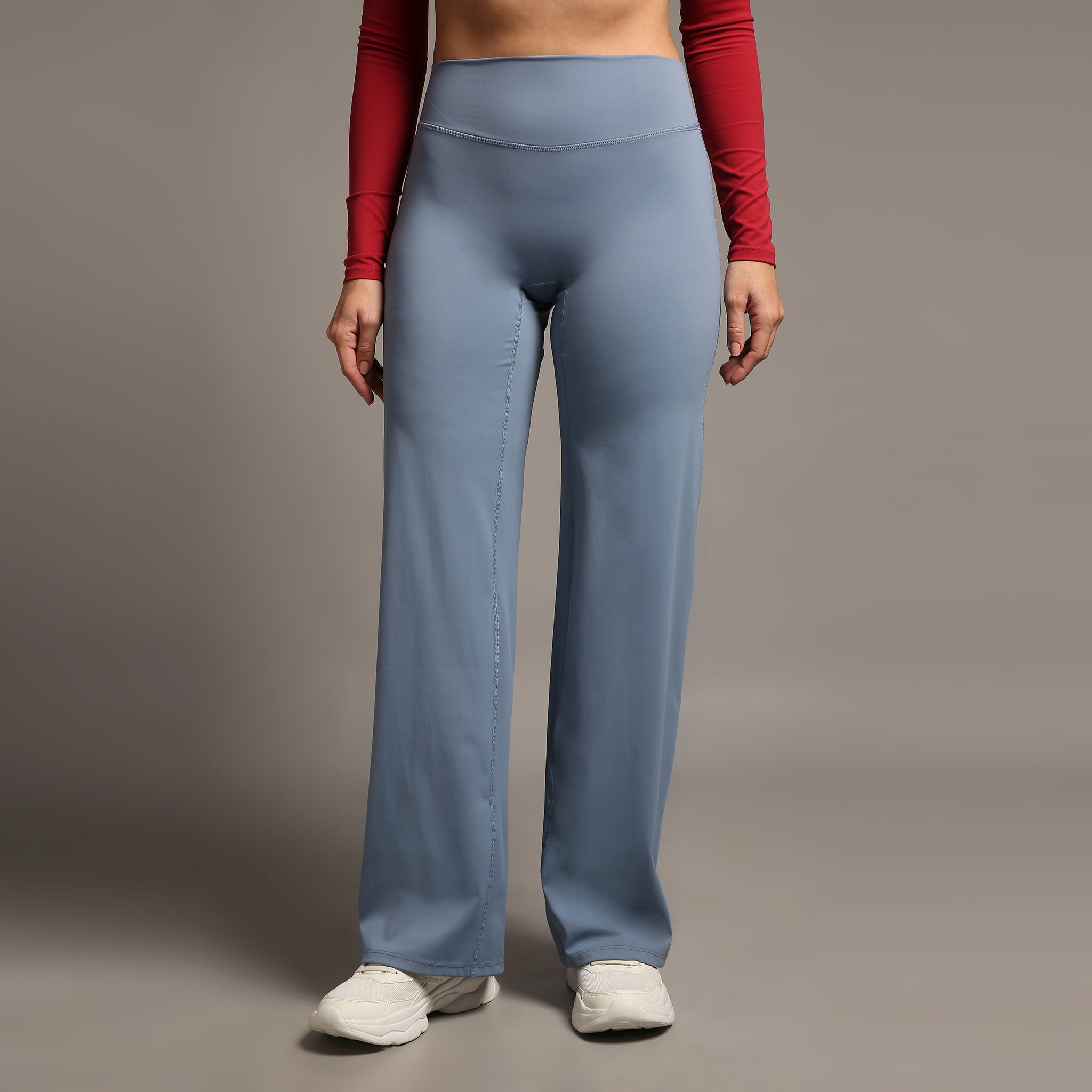 Blue flared pant