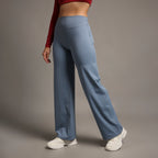 Blue flared pant
