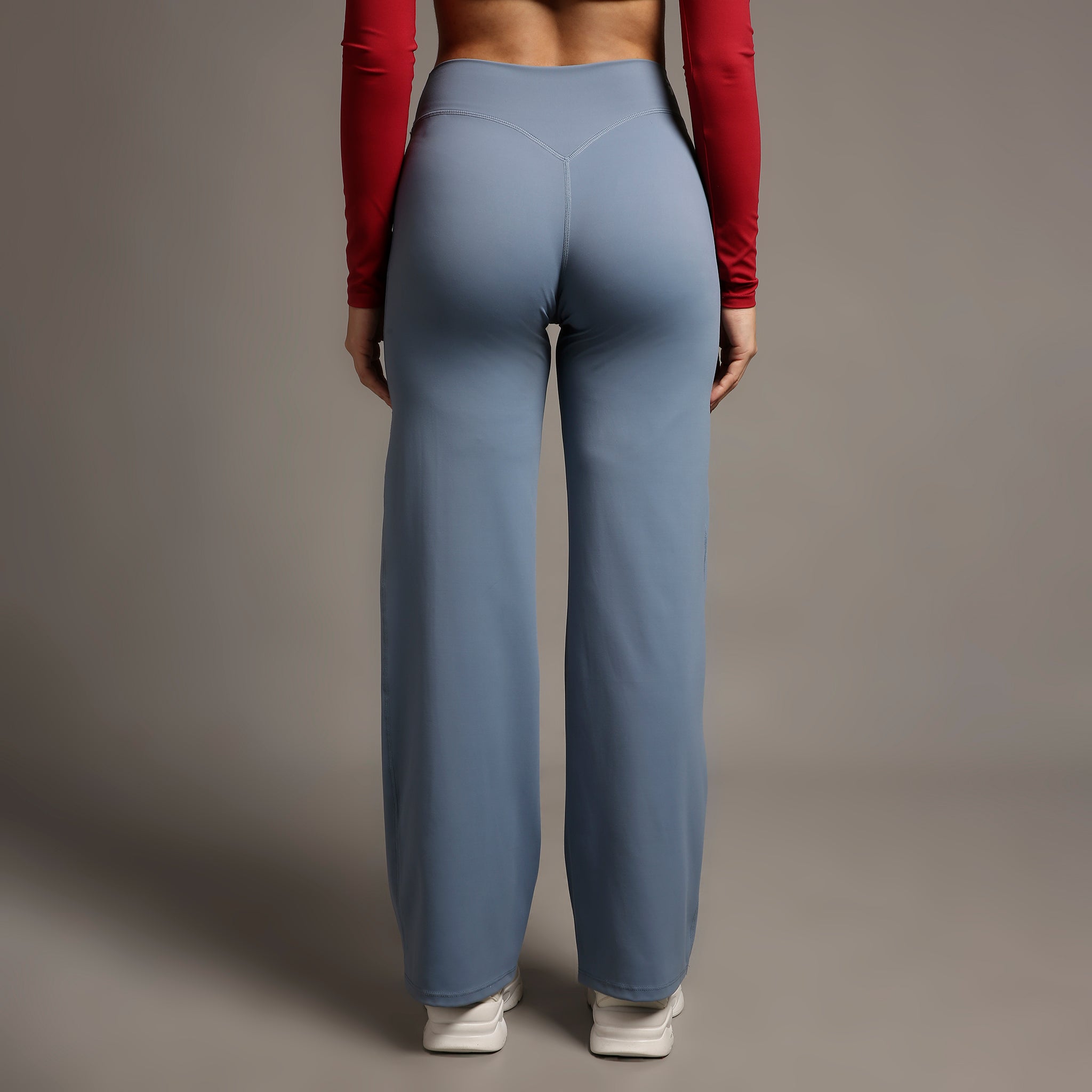 Blue flared pant