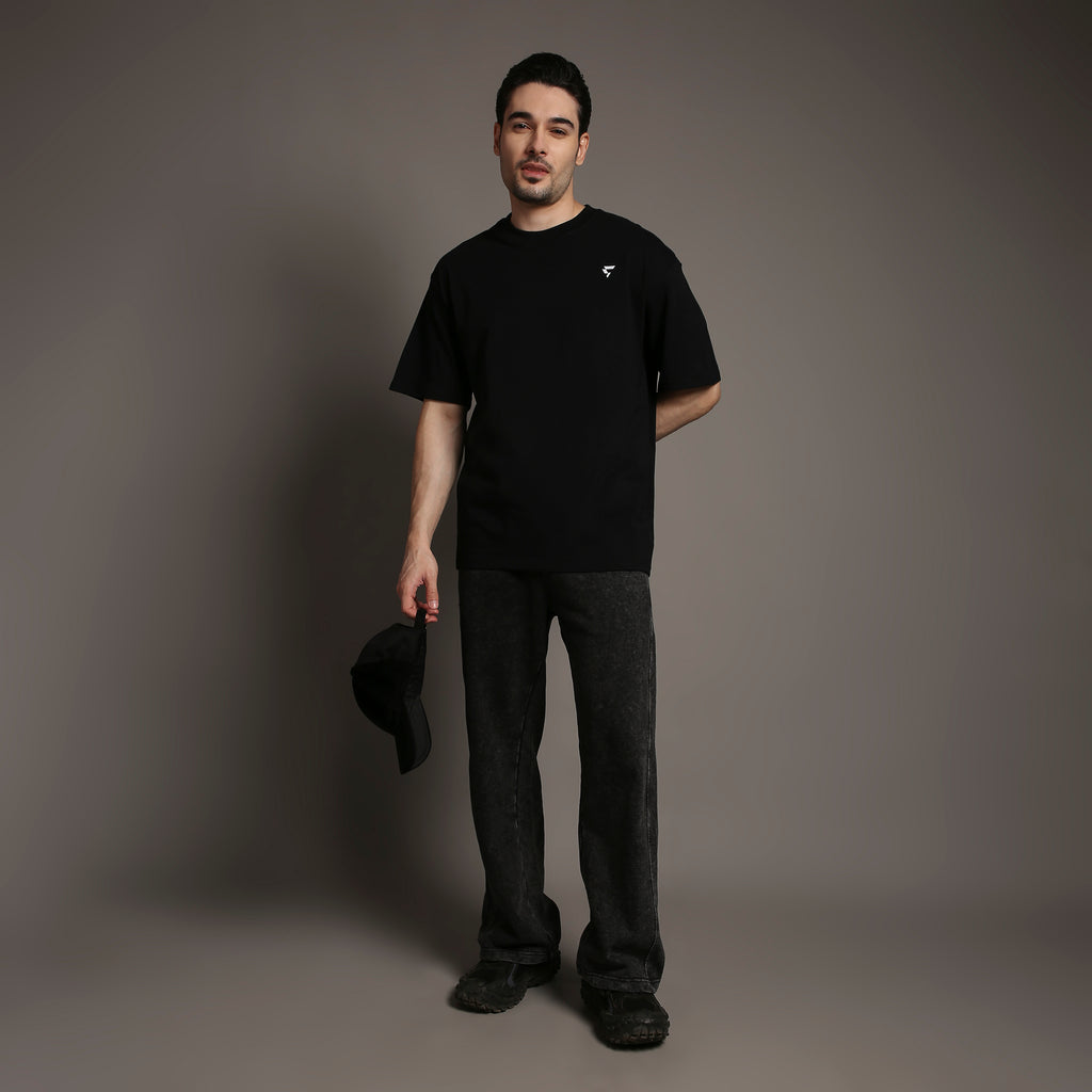 Oversized T-Shirt Black Untamed