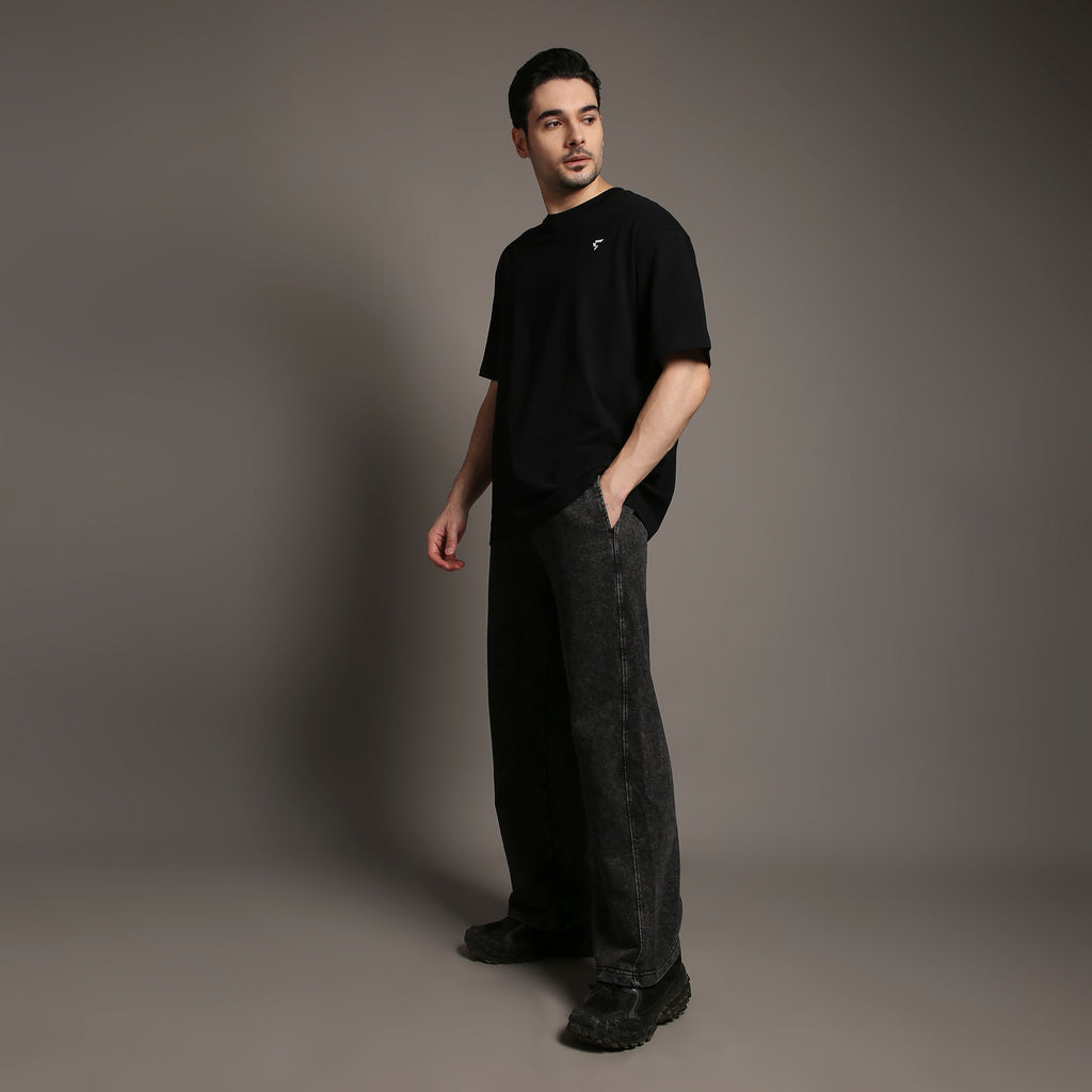Oversized T-Shirt Black Untamed