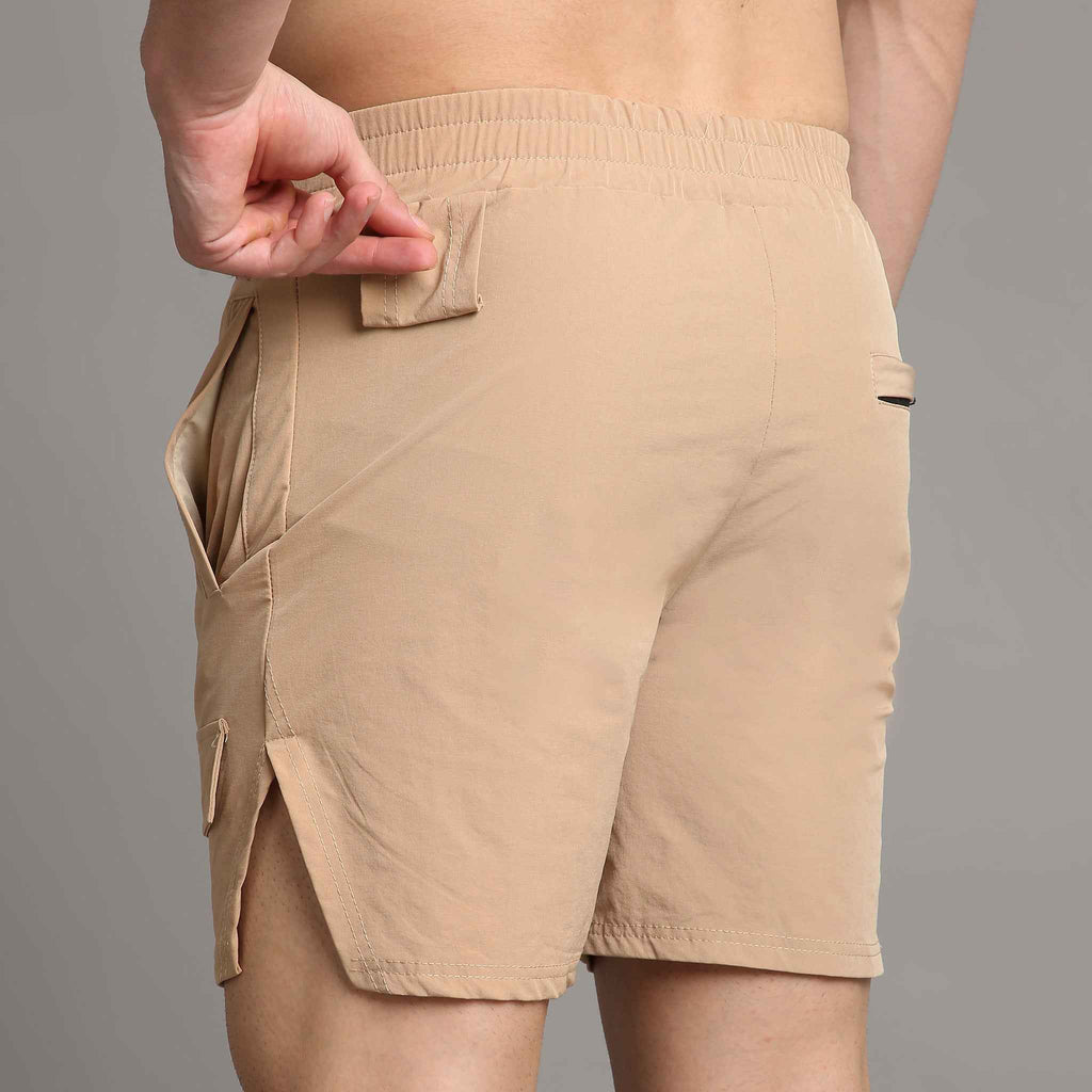 Chaos training shorts and acid wash tee